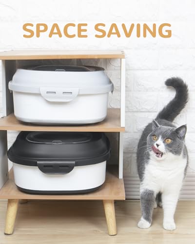 30-35 Lbs Dog Food Storage Container Collapsible Dog Food Container - color: Black