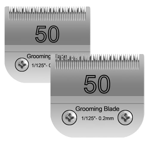#50 Blade Dog Grooming Compatible with andis/wahl/Oster Clipper A5 Series - size: S50-2PCS