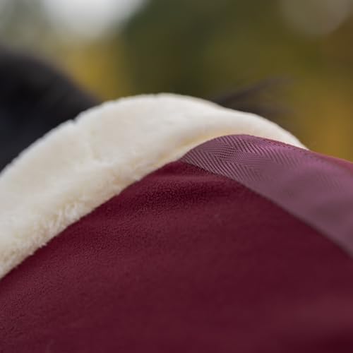Equinavia Koselig Fleece Cooler - Cranberry Red - 72 in - color: Cranberry Red, size: 72 in