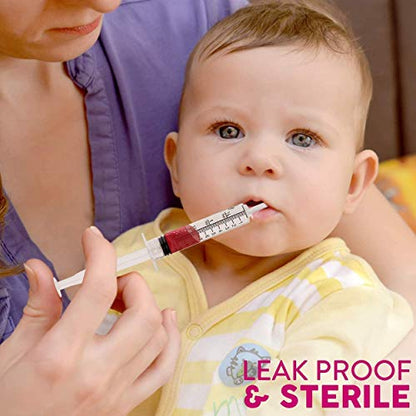 Care Touch Disposable Syringes Without Needle, Oral Dispenser, 5ml 100 Count - size: 5 ml