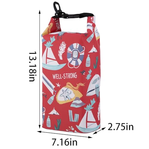Waterproof First Aid Kit for Boat Marine Roll Top Dry Bag Red Sea - color: Ws011-redsea