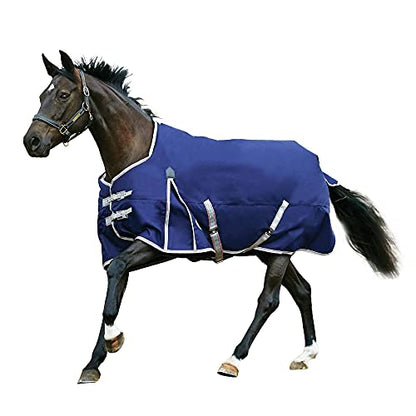WeatherBeeta ComFiTec Essential Standard Neck Medium, Navy/Silver/Red, 72" - color: Navy/Silver/Red, size: 72"