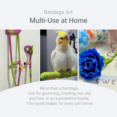 Bandage Wrap for Dogs, 36 Rolls Self-Adhering Pet Tape - color: 2in-36rolls（value Pack）