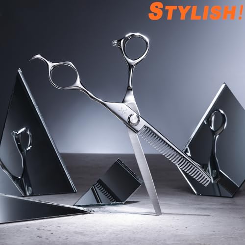 High-end Professional Hair Thinning Scissors Hair Cutting Teeth Shears Barber Hairdressing Texturizing Scissors Extremely Very Sharp 6.5 Inch Stainless Steel Alloy For Men Women Salon & Home - size: 6.5 Inch, style: Thinning Shears