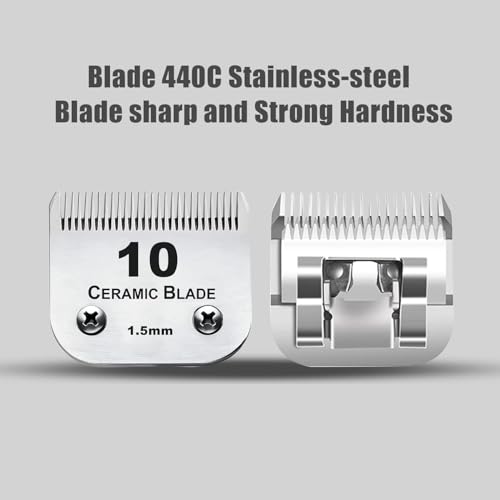 for Andis 10 Blades Dog Grooming Blades - size: 10-1PC
