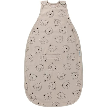Woolino Ultimate Baby Sleep Sack – 4 Season Merino Wool Sleeping Bag, Organic Cotton Outer, Temp Regulating Blanket, Adjustable Sleep Sack Universal Size 2–24 Months - Teddy Bear - color: Teddy Bears