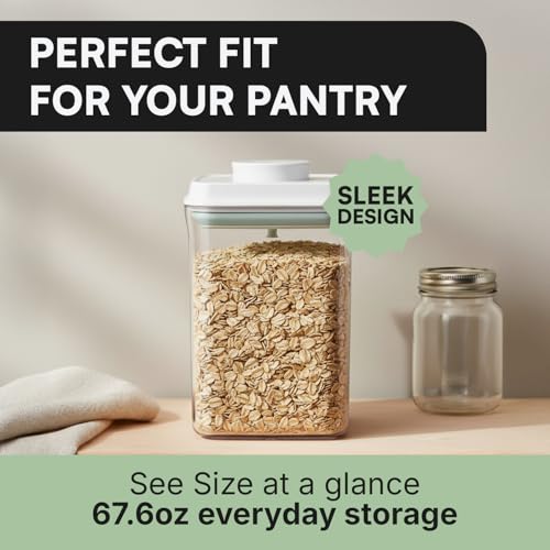 Bop Top Airtight Food Storage Containers with Lid Multi Pack | Kitchen Canister Sets | Air Tight Pantry Container | Pop Top Dry Food Storage Containers for Snacks, Sugar, Flour, Baking, Cereal, Pasta - color: Set of 4