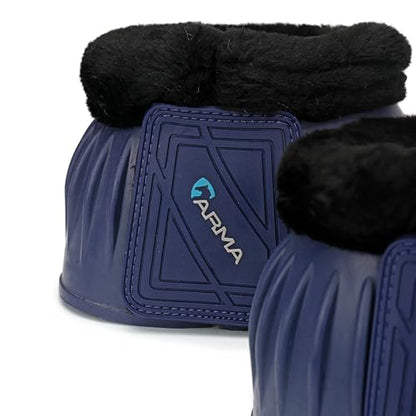 ARMA Fleece Trim Bell Boot (Navy, XX-Full) - color: Navy, size: XX-Full