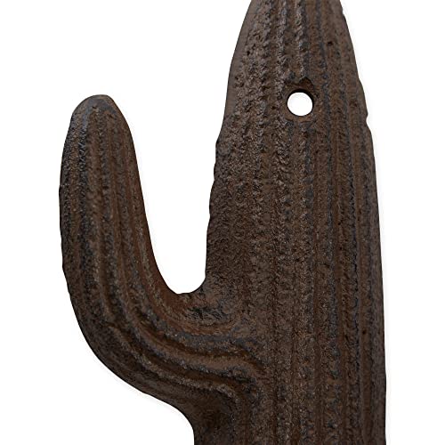 DII Cast Iron Decorative Wall Hook Set, Cactus, 2 Count - size: Cactus