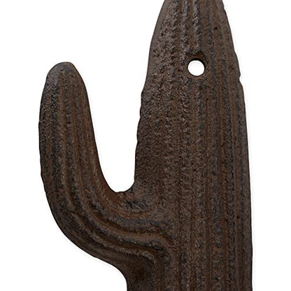 DII Cast Iron Decorative Wall Hook Set, Cactus, 2 Count - size: Cactus
