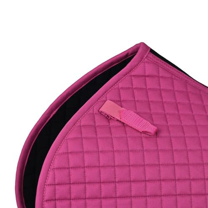 WeatherBeeta Prime Air-Tec Jump Shaped Saddle Pad - color: Bright Magenta, size: Large