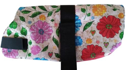 Insulated Coats for Newborn Goats 12" - Flowers
