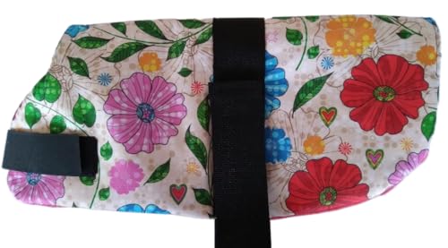 Insulated Coats for Newborn Goats 14" - Flowers
