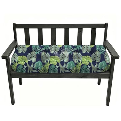 Outdoor Bench Cushions Thick Swing Loveseat Cushion Replacements - color: Navy Green