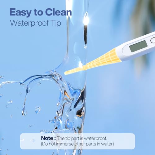 Boncare Digital Thermometer for Adults, Kids & Babies, Yellow - color: Yellow
