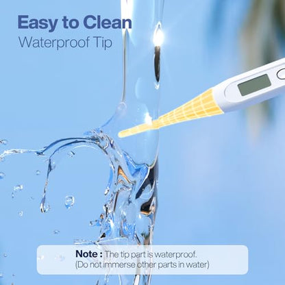 Boncare Digital Thermometer for Adults, Kids & Babies, Yellow - color: Yellow