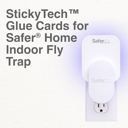 Safer Home SH5032XL Trap Refill Pack of Extra Large Glue Cards for SH502 Indoor Fly Trap, Official Safer Home Refills with StickyTech Glue Technology, 2 Count (Pack of 1) - size: 2 XL Safer Home Glue Cards