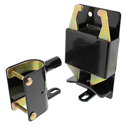 Rural365 Farm Gate Latch 2 Way Gate Latch - Black Two Way Gate Latch Livestock Cattle Gate for Horse Corrals, Ranches