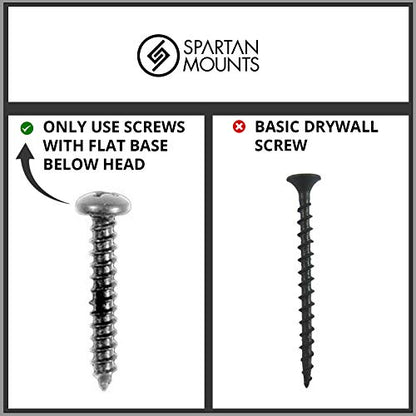 Spartan Mounts for 308 RPR | Ruger Precision Rifle Display Holder | Wall Storage Organization System | Unique Low Profile Design | Gun Safe Wall Garage | Gun Room Mounting Solution