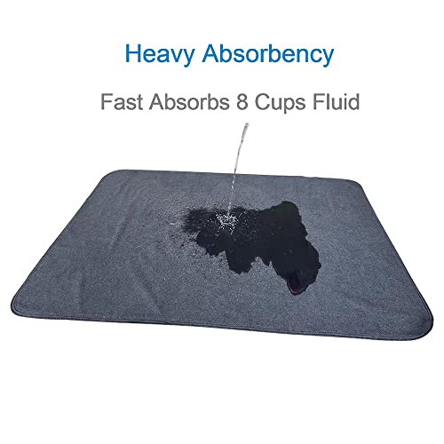 Peepeego Non-Slip Dog Pee Pad 65"x48" Washable,Waterproof for Training, Whelping - size: 65x48 Inch（Pack of 1)
