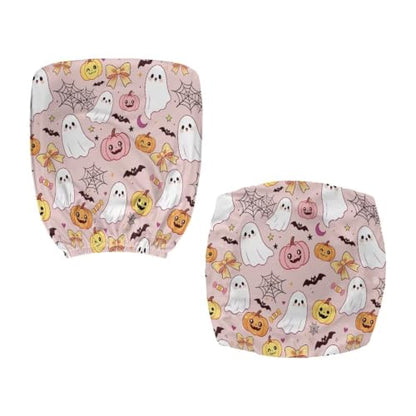 Halloween Pink Ghosts Cover for Chair Stylish Home Dust Cover - color: Halloween Pink Ghosts