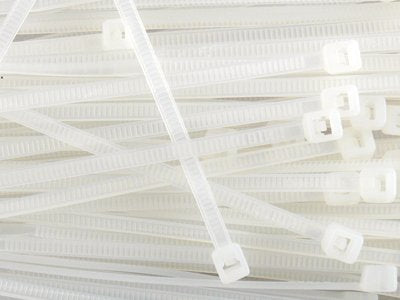 Secure 4 Inch Natural 18 lb Miniature Nylon Cable Tie - 1,000 Pack - color: Natural, size: 4 Inch - 1,000 Pack