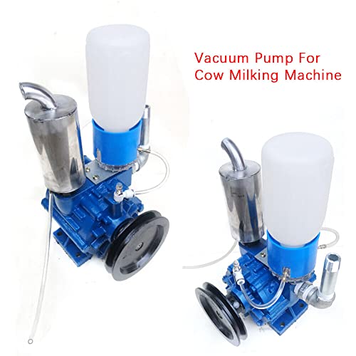 Portable Vacuum Pump 250L/min Cow Goat Milking Machine Milker Bucket Tank Barrel, Fit for Cow Goat Milking Milker Bucket Tank Barrel,Milker Bucket Tank Barrel Fast Speed Milking