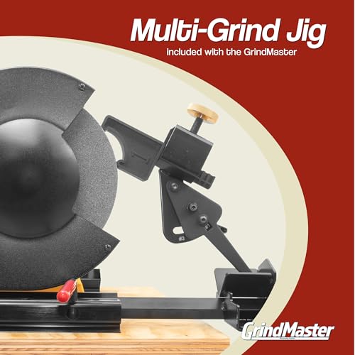 GrindMaster Lathe Tool Sharpening Jig with Quad Setup 8" - size: for 8 inch Grinders