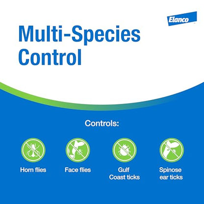 Elanco CyLence Ultra Insecticide Cattle Ear Tags | Fly & Tick Pest Control Ear Tags | 20 Cattle Ear Tags