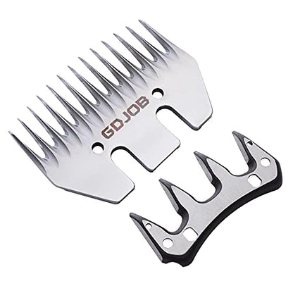 13 Teeth Straight Replacement Blades for Sheep Shears, Professional Stainless Steel Sheep Shears Blades for Dogs Sheep Alpacas Goats - color: Sheep Shears Blade