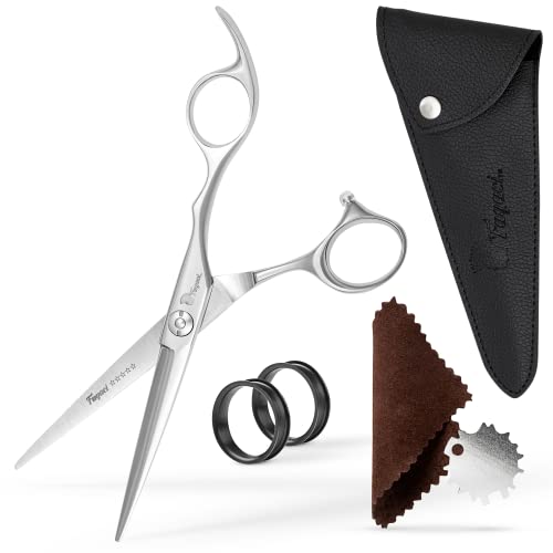Fagaci Professional Hair Scissors 5.5" Sharp Blades, Hair Cutting Shears