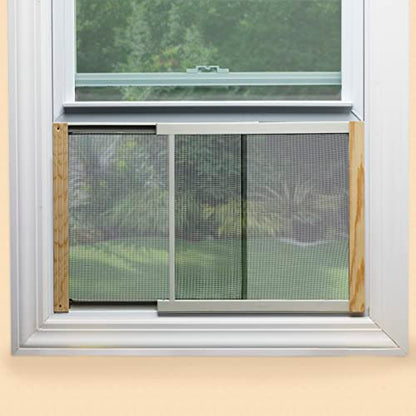 Frost King AWS1033SP WB Marvin Adjustable Window Screen, Natural - style: 10" High x Fits 19-33" Wide