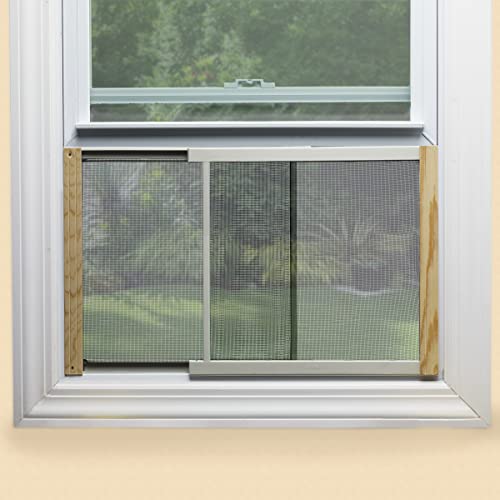 Frost King AWS1837SP WB Marvin Adjustable Window Screen, 18in High x Fits 21-37in Wide - style: 18" High x Fits 21-37" Wide