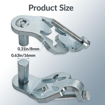 T-Post Gate Hinge Kit, 1-5/8″Chain Link Fence Gate Post Hinge Pins