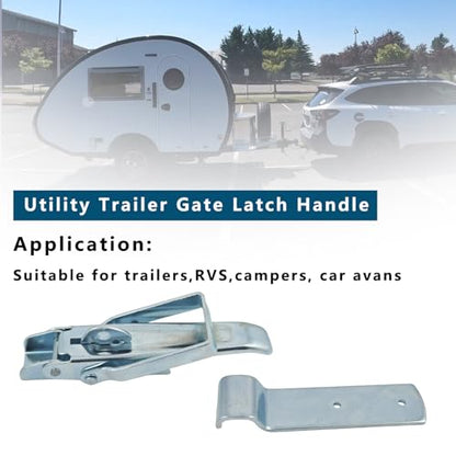 2Pcs Utility RV Trailer Lift Gate Latches for karavan Camper Trailer Latch