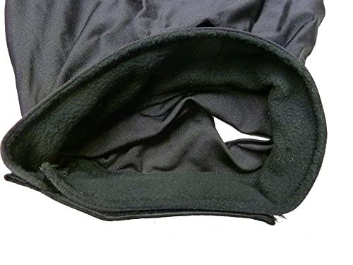 AJ Tack Full Zip Lycra Horse Hood, Black, S-XL Small - size: Small