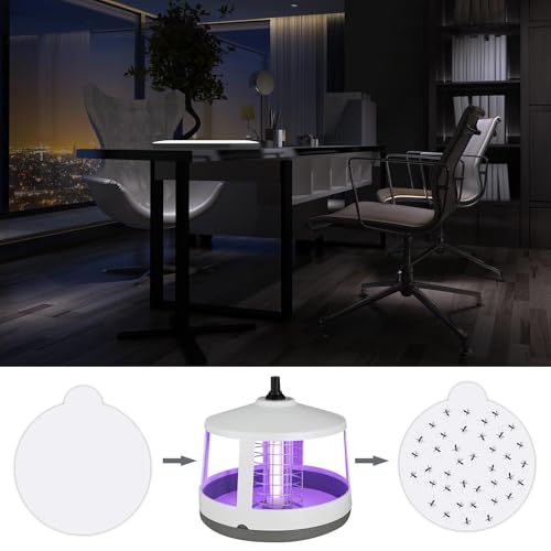 48 Pcs Round Refillable Glue Boards(4.13 Inch) - size: 4.13inches