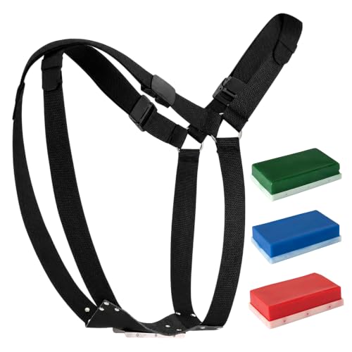 Ram Breeding Marking Harness with 3 Replaceable Color Marking Crayons | Adjustable Nylon Strap & Buckle for Female Sheep, Goats - Heat Detection & Mating Record for Livestock Management