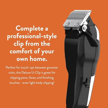Wahl Pro Animal Deluxe U-Clip Trimmer, Black & Chrome