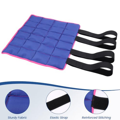 Ice Boot for Horse Reusable Cool Gel Pack Leg Wrap for Injury, Adjustable Ice Horse Leg for Hock, Ankle, Knee, Legs, Boots, and Hooves