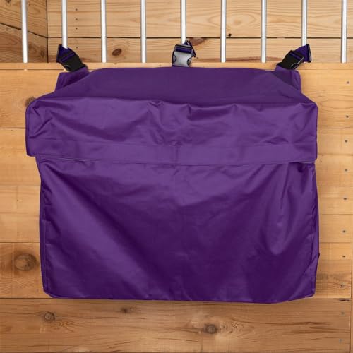 Schneiders Stall Front Large Horsewear Bag II | Durable 600D Polyester | Teflon Coated | Extra Large Capacity | Secure Fastening | Color Purple - color: Purple