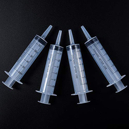 Frienda 4 Packs Syringes Without Needles,60 Ml - size: 60 ml