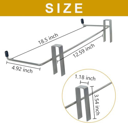 witbee 2Pcs Bee Hive Frame Holder, Stainless Steel Frame Grip Tool Beehive Frame Perch for Honey Harvesting and Inspection Beekeeping - size: 2pcs