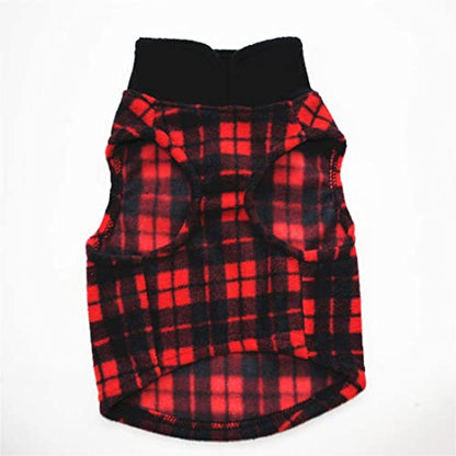 Dog Sweater, Soft Fleece Vest with Leash Ring Pullover Jacket Winter Pet Dog Clothes for Puppy Small Dogs Cat Teddy Chihuahua Yorkshire for Christmas (Red, S) | Winter Jacket,Pet Clothing,Dog Clothes,Puppy,For Small Dogs Cats,Teddy,Cat Apparel,Dog Costume