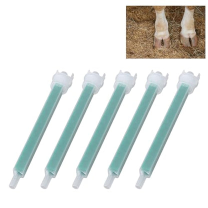 10 Piece Cattle Hoof Repair Kit with Compact Epoxies Mixer, Import Quality Hoof Adhesive and Specialized Epoxies Application Tools for Dairy Cow Hoof Maintenance