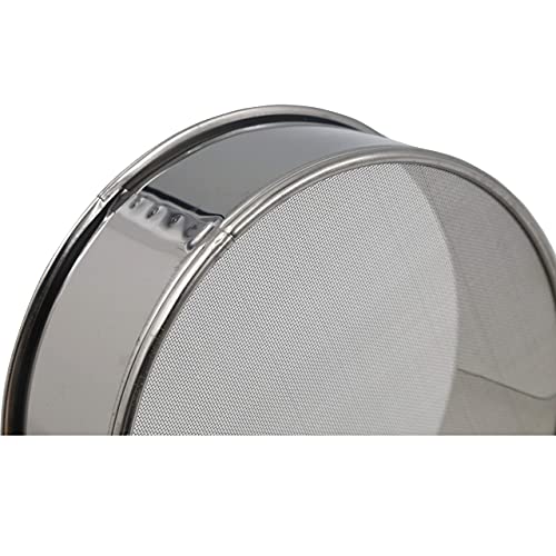 LOVEDAY 6 Inch Stainless Steel Round Flour Sieve with 40 Mesh (18/8 Steel) - color: 40 mesh