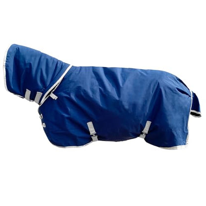 Horse Blanket Winter Water Resistant,220g Polyester Fiber Filling Liner 1200D Premium Turnout Horse Blanket,Medium Weight Blanket 145cm