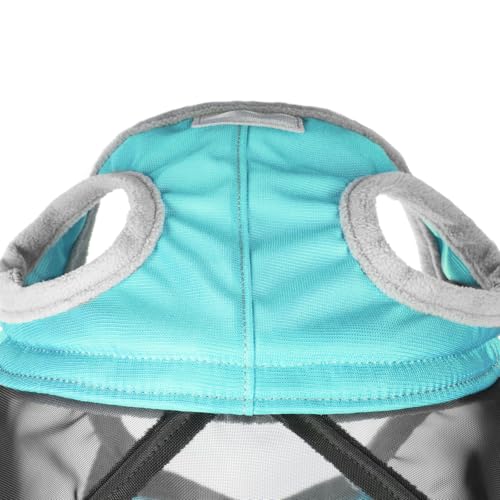 Harrison Howard CareMaster Pro Luminous Fly Mask Large Eye Space Standard Summer Mint L - color: Summer Mint, size: Full (Large)