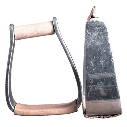 HILASON Western Horse Saddle Aluminium Stirrups Pair