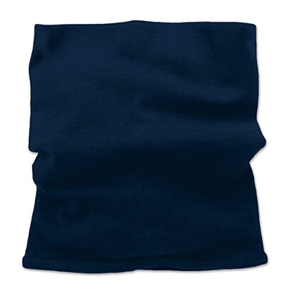 100% Merino Wool - Midweight Neck Gaiter - Skiing Neck Warmer - Winter Face Mask - Multipurpose Headwear - color: Navy Blue